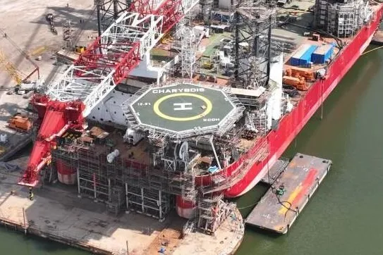 The Charybdis is nearly complete at Keppel AmFELS.