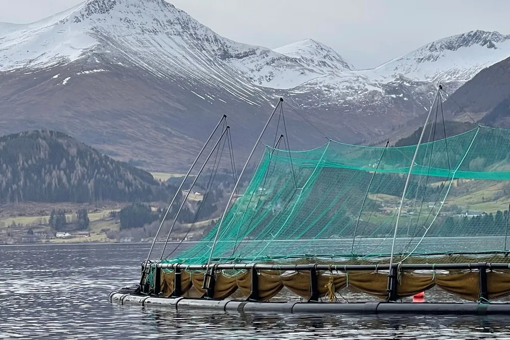 Ode's Alida cod farm in western Norway.