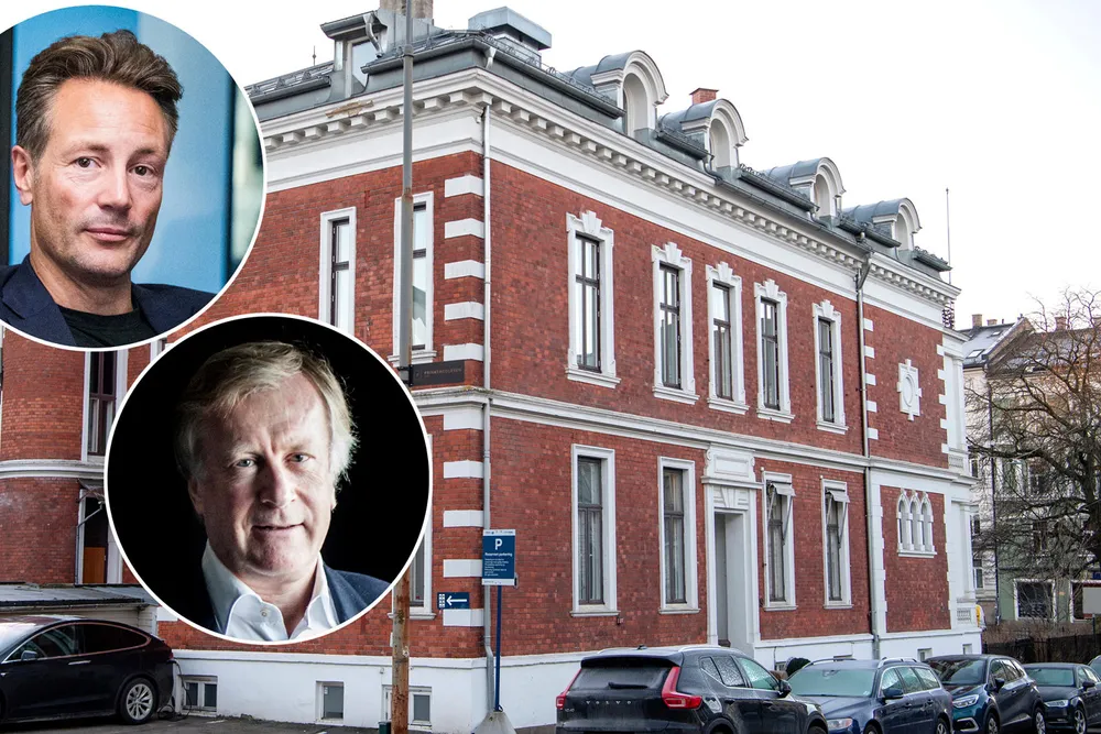 Drammensveien 49 er en kontorvilla på Skillebekk i Oslo. Denne kjemper nå Runar Vatne (øverst) om retten til – og går til søksmål mot forretningspartner Carl Erik Krefting (nederst).