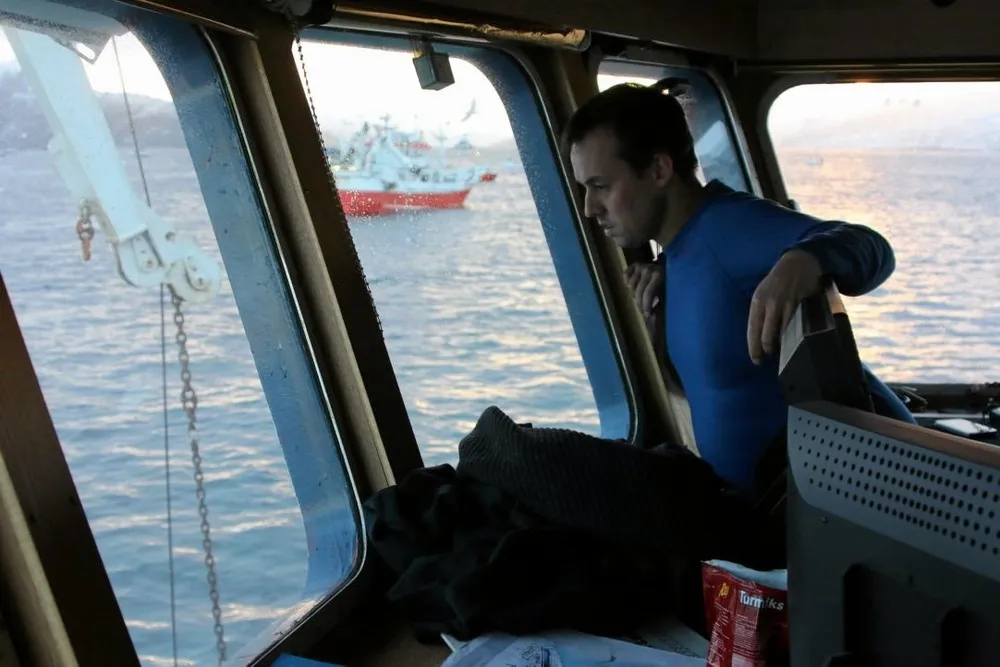 Skipper på kystnotbåten «Nordhavet», Egil Andreas Buschmann, sier de gjør det de kan for å unngå den minste seien.