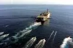Sound check: a seismic vessel at work