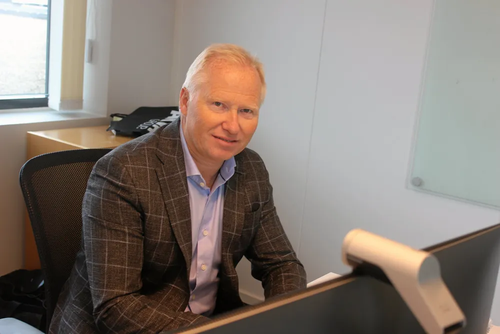 Knut Nesse er toppsjef i Akva Group. Her på selskapets hovedkontor på Klepp litt sør for Stavanger.