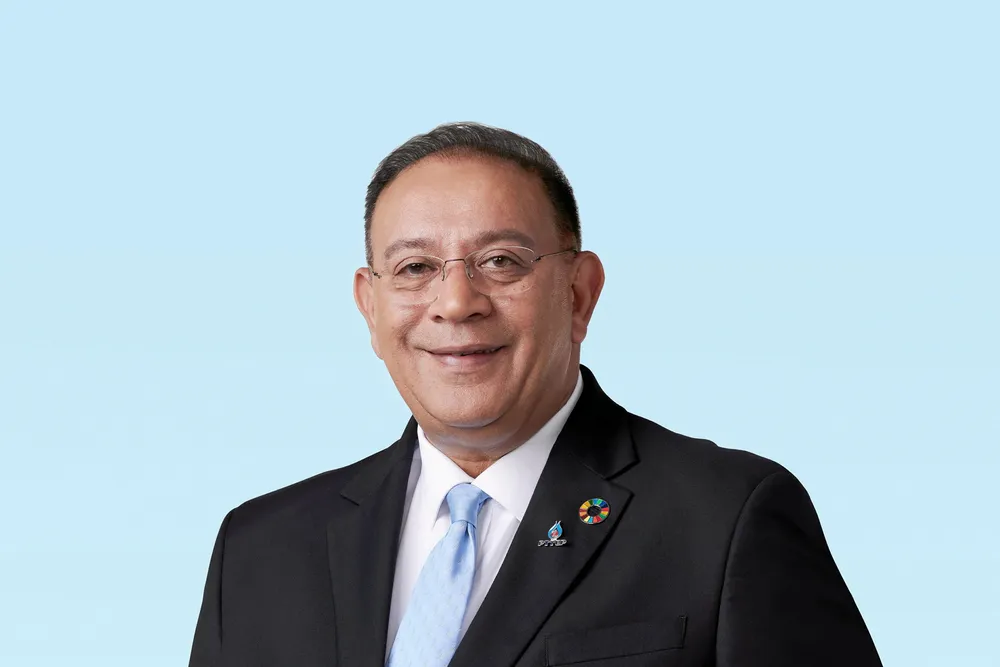 Walking away: PTTEP chief executive Montri Rawanchaikul.