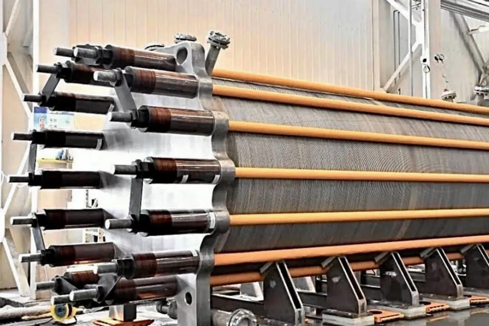 An electrolyser stack "reference" provided by Gensol Engineering along with its announcement.