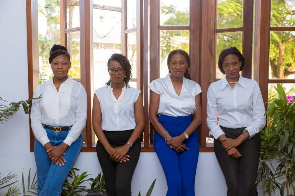From left: Sispro founders Ayodele Dalgety-Dean, Abbigale Loncke-Watson, Melissa Varswyk and Dee George.