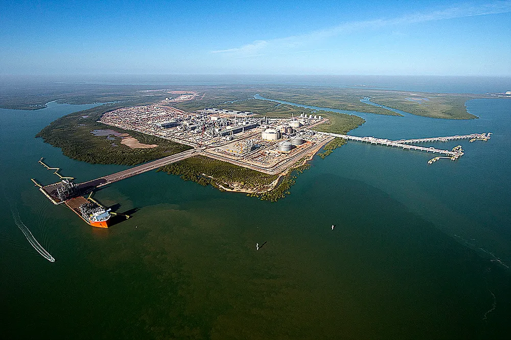 Critical path: the Ichthys LNG facility at Bladin Point near Darwin, Australia