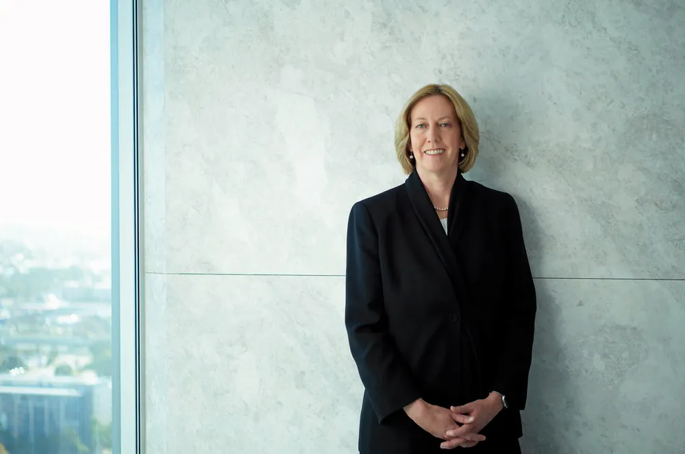 Progress: Woodside chief executive Meg O'Neill