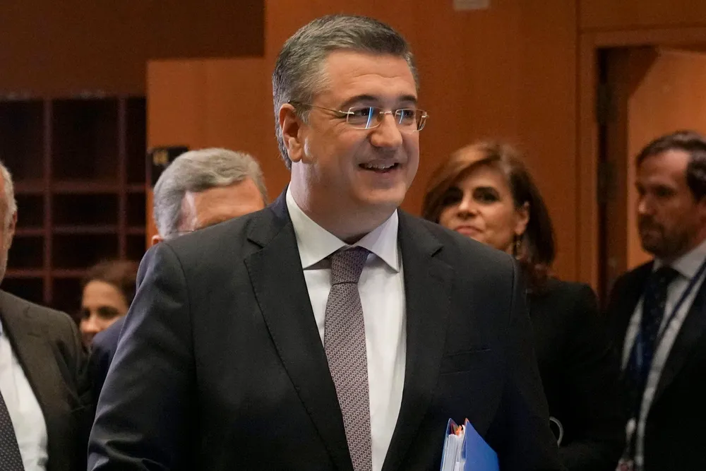 Greece’s Apostolos Tzitzikostas (right) is European Commissioner for sustainable transport and tourism.