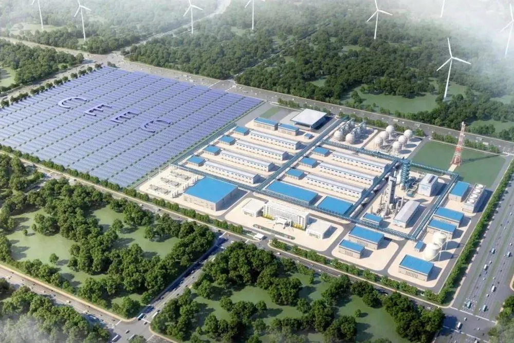 A rendering of the completed Songyuan project.