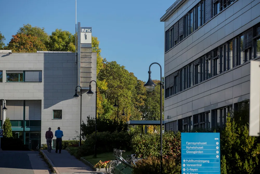 Oslo. 05.10.2016. NRK på Marienlyst. NRK-bygning. TV-bygningen. Foto: Fredrik Bjerknes