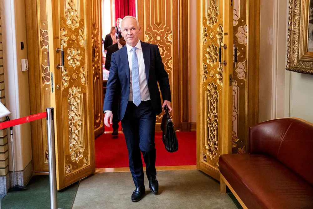 Finansminister Jan Tore Sanner.