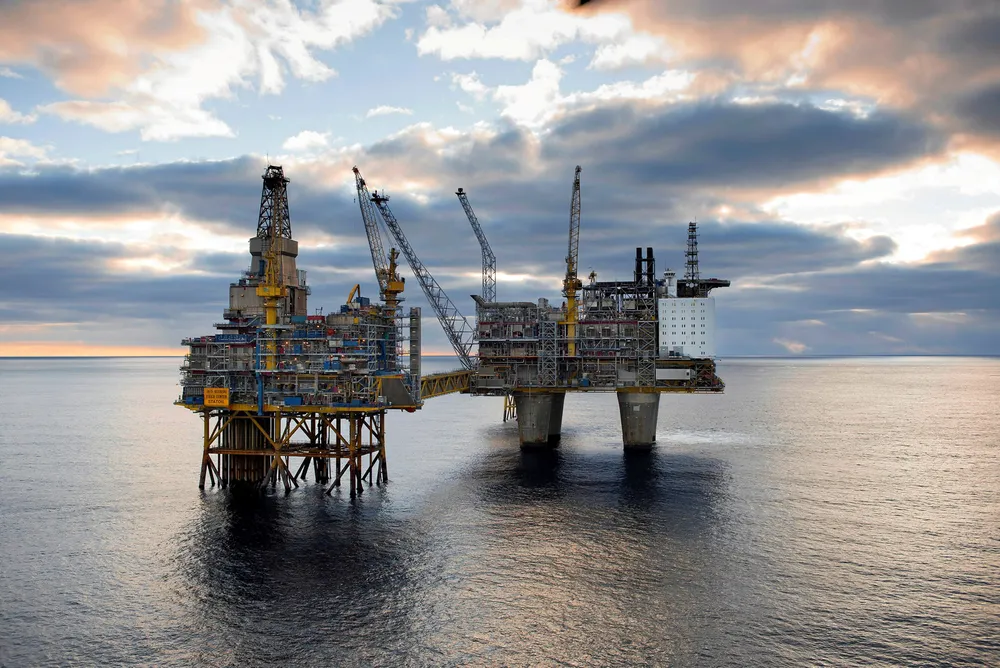 Electrifying: Equinor’s Oseberg field in the Norwegian North Sea.