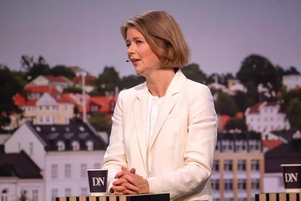 Norges Bank kunngjør sin rentebeslutning i Arendal neste torsdag. Sentralbanksjef Ida Wolden Bache.