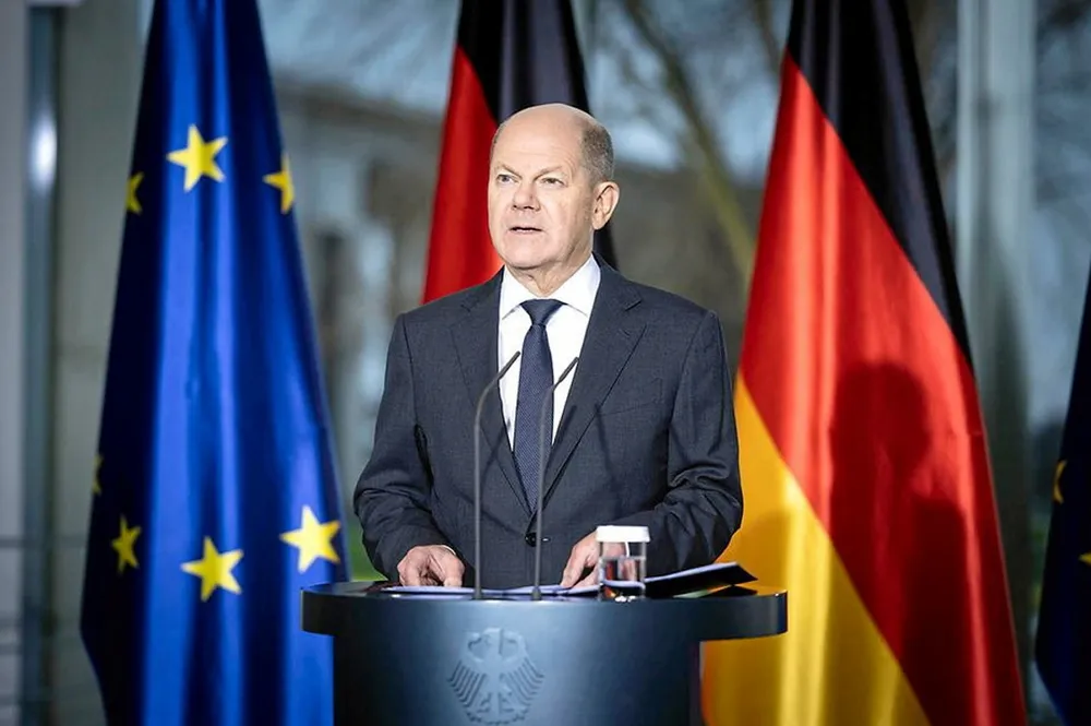 German Chancellor Olaf Scholz.