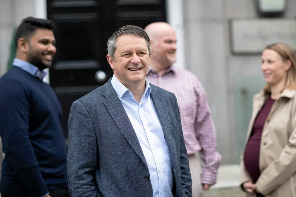 Consultancy head: Xodus chief executive Steve Swindell (forefront).
