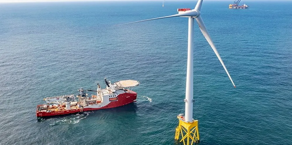 Installation work at Seagreen.