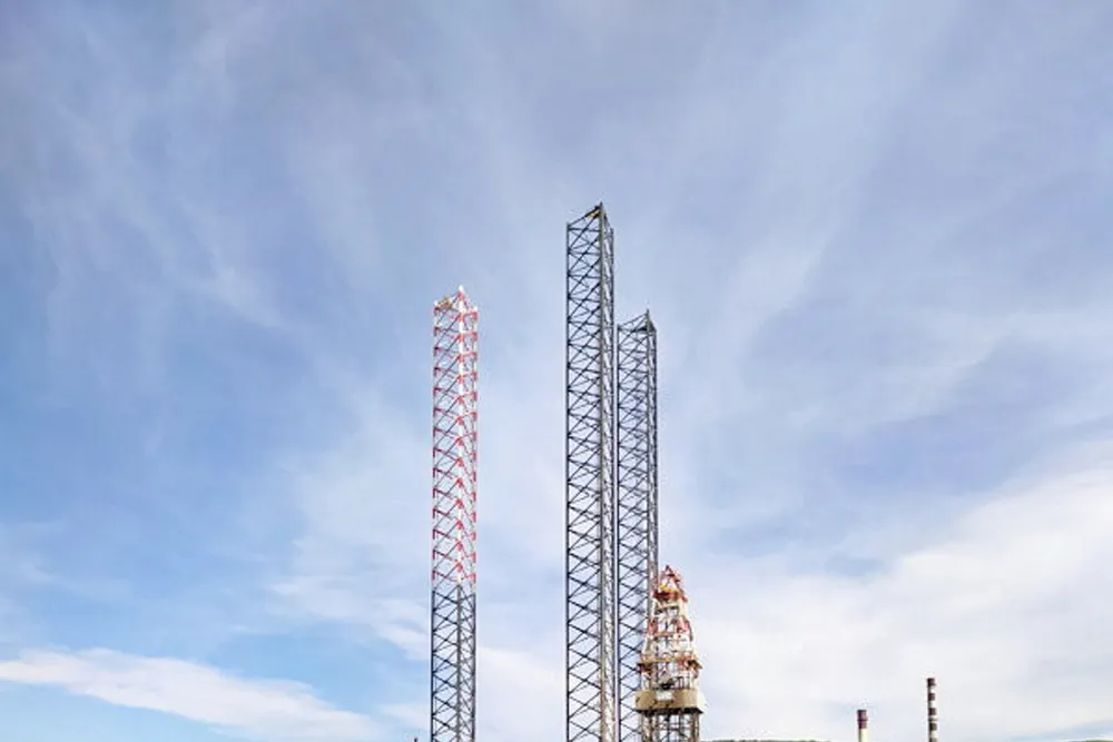 Arctic assignments: the Saipem-operated jack-up Perro Negro 8 in the Russian port of Murmansk earlier in 2021
