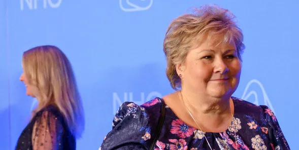 Høyre-leder Erna Solberg tok selv initiativ til Høyres forslag om kjernekraft, opplyser hun til NRK.