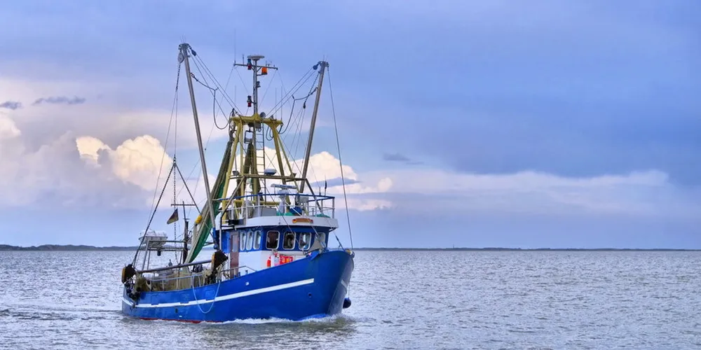 An EU fishing vessel in the North Sea.