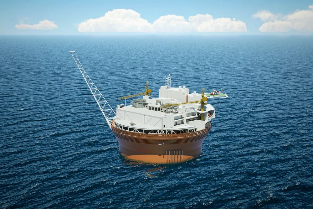 In the spotlight: an artist’s impresion of the plannned Wisting floating production unit