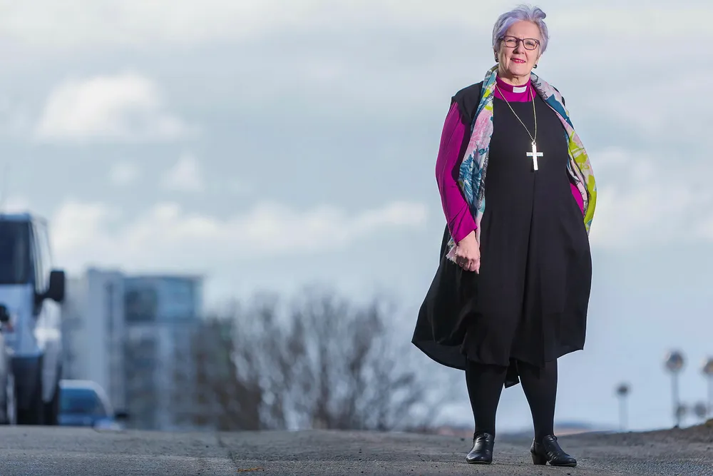 - Det nytter ikke å være solospiller som sjef, man må se sine medarbeidere, sier Ann-Helen Fjeldstad Jusnes, biskop i Sør-Hålogaland bispedømme. Foto: Rune Nilsen/Bodø Nu