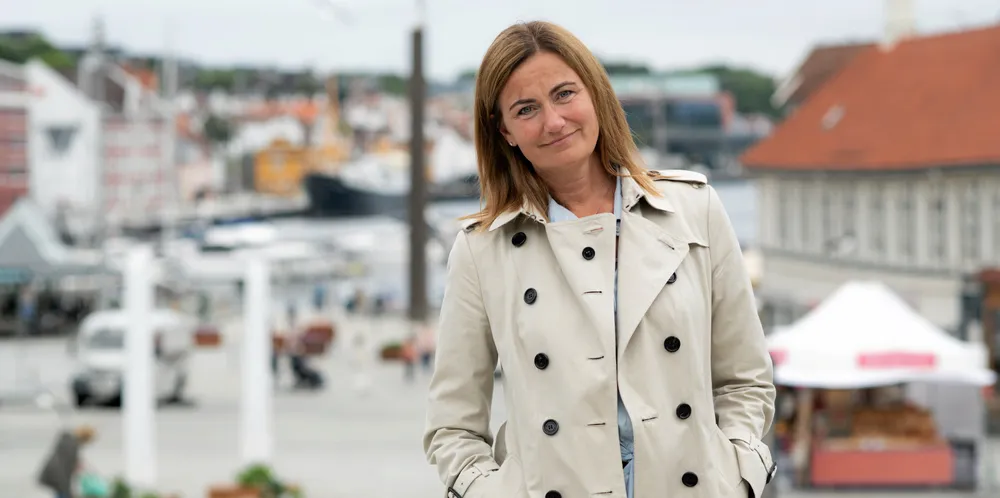 Therese Log Bergjord, CEO of aquaculture feed supplier Skretting