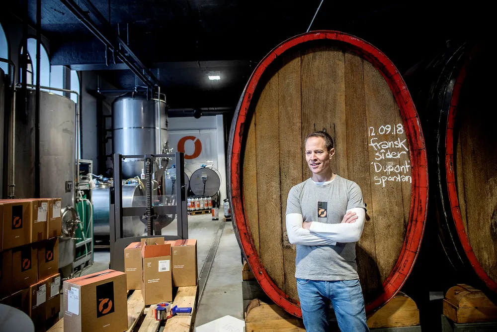 Sverre Orm Øverland er daglig leder for bryggeriet Nøgne Ø i Grimstad.