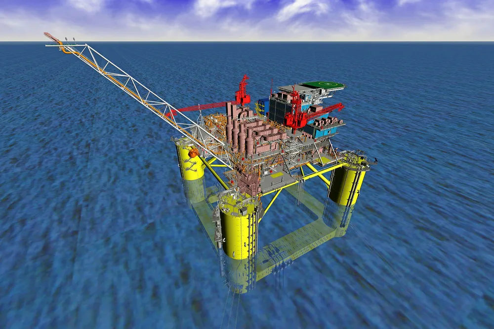 Vision: an artist's impression of the proposed Whale floating production unit