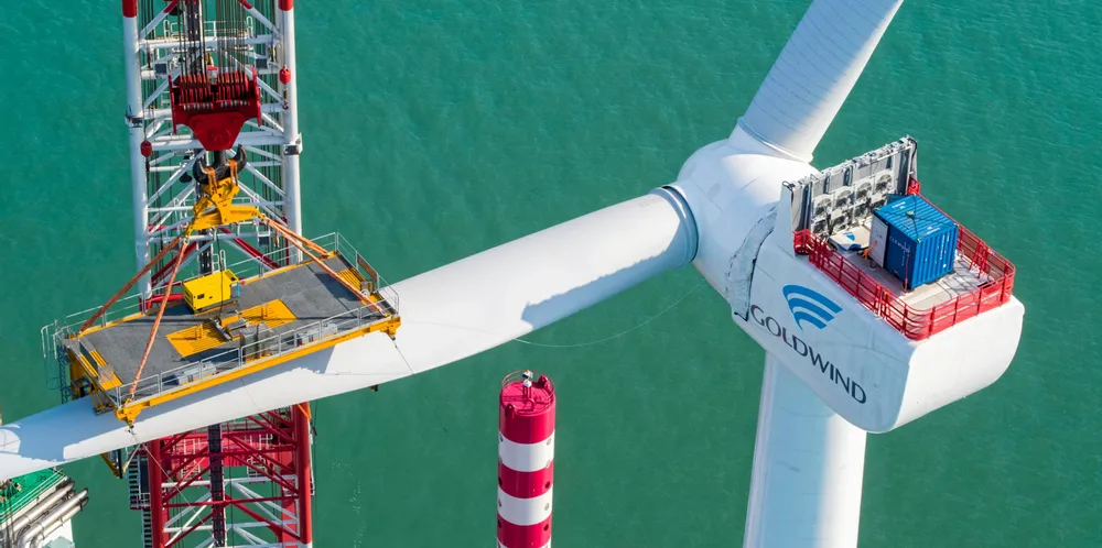 The new offshore turbine would outstrip Goldwind's 8MW model.