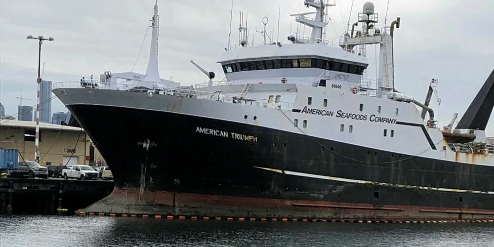 The American Triumph is back on the water.