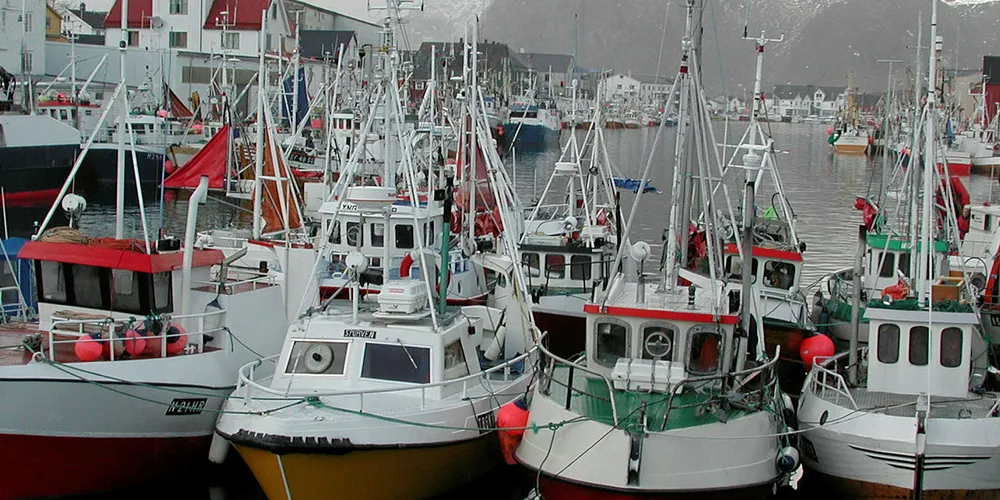 AIS: Fartøy under 15 meter er ikke pålagt å ha AIS, men bruker det for sikkerhets skyld. Det har fått fart i gebyrleggingen fra Sjøfartsdirektoratet. Her et illustrasjonsfoto fra Henningsvær i Lofoten under Lofotfisket.