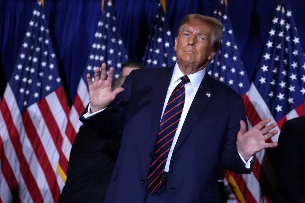 Tidligere president Donald Trump vant den republikanske nominasjonen i New Hampshire klart.