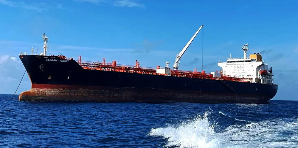 The MR2 tanker Elegant Grace is one of two tankers controlled by Turkey’s Onn Shipping that have been reported as sold to Asian buyers.
