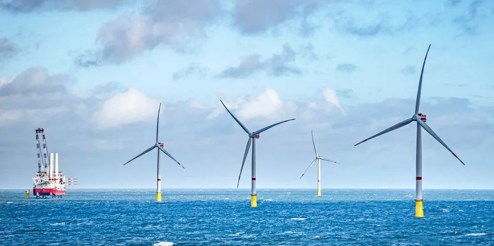 CGI of the Vineyard Wind 1 offshore wind project