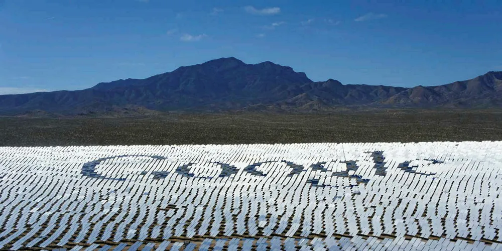 Google invested 68m in the 392MW Ivanpah concentrating solar power project in California in 2011