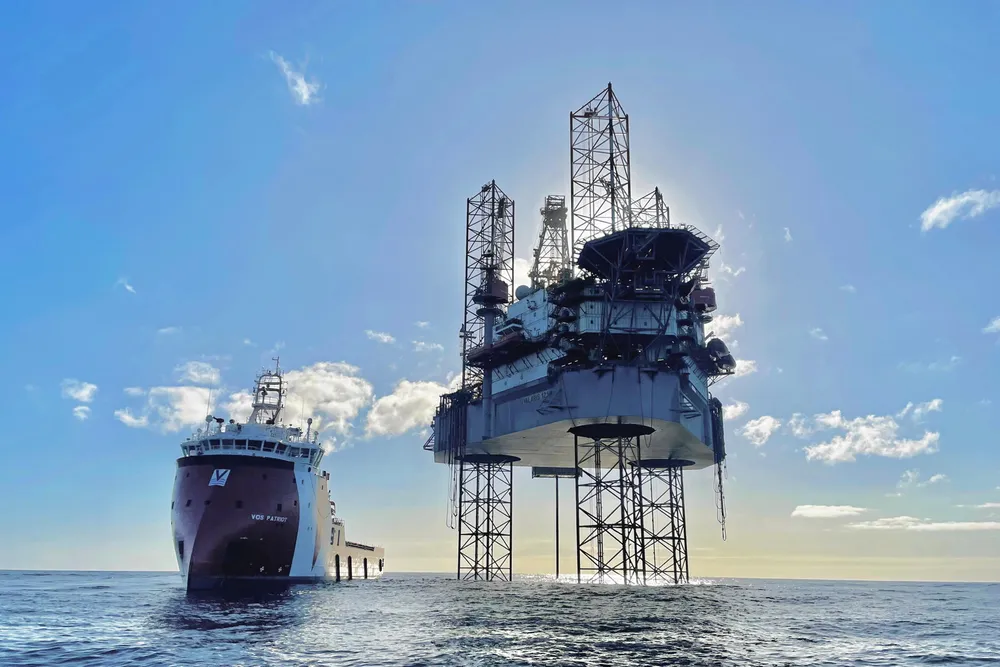 Recent UK drilling: Dana Petroleum’s Earn-1 location in the North Sea.