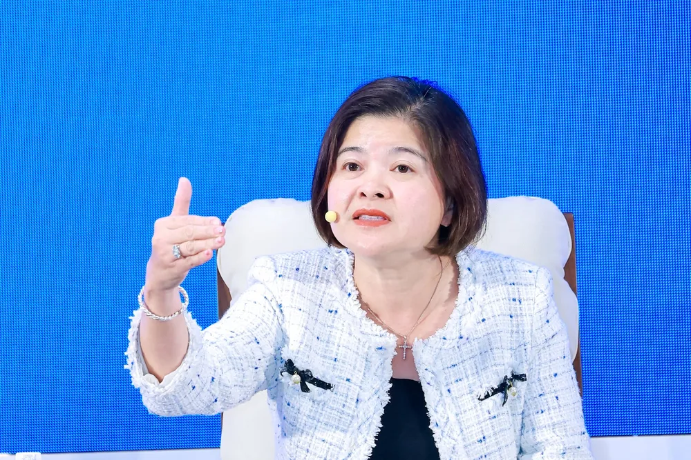 Tze San Koh, president of ExxonMobil’s Natural Gas Business and vice chairman of ExxonMobil (China) Investment, speaking at WGC 2025 in Beijing