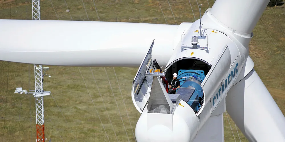 A Siemens turbine spinning on US soil