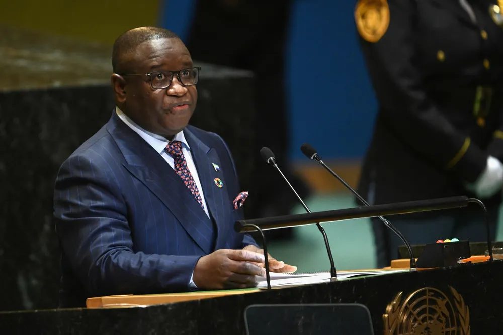 President of Sierra Leone Julius Maada Bio.