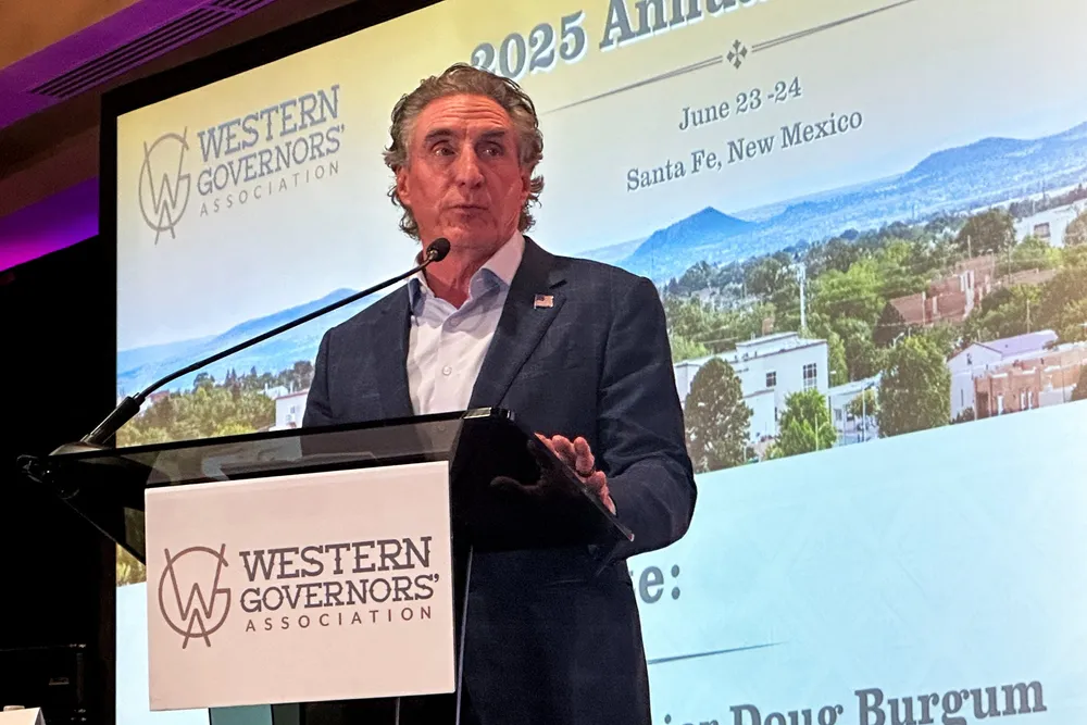 US Interior Secretary Doug Burgum.
