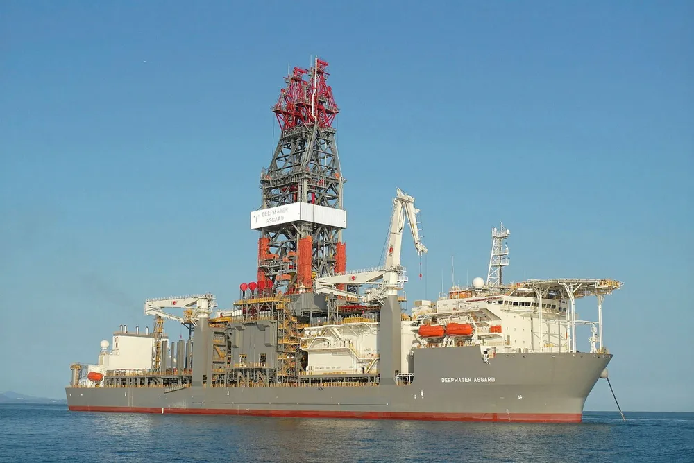 Back to work: Transocean drillship Deepwater Asgard