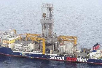 Ready to drill: the Stena DrillMax will start drilling new wells for Cairn off Senegal soon