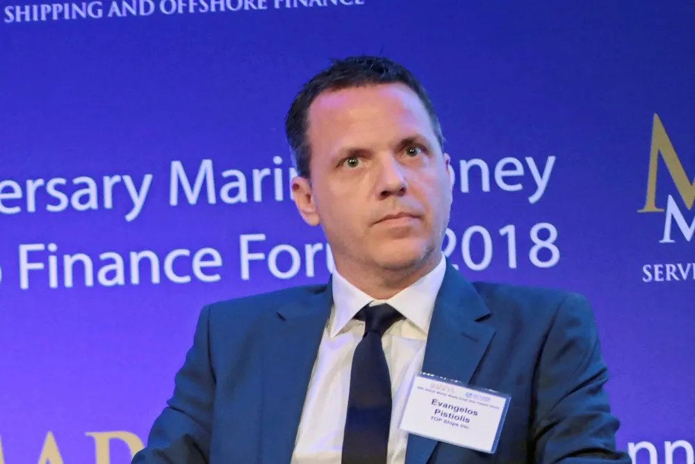 Evangelos Pistiolis is CEO of Top Ships.