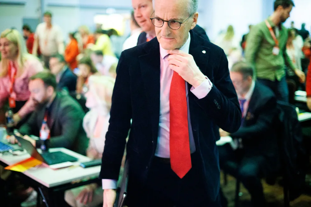Jonas Gahr Støre på Arbeiderpartiets landsmøte