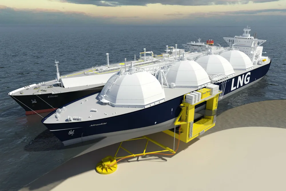 Innovative concept: Sevan's floating regas dock