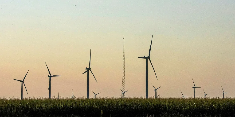 A MidAmerican Energy wind farm in Iowa