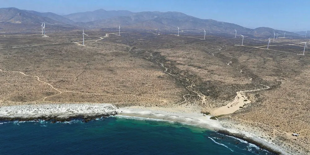 The 170MW Sarco wind farm in northern Chile