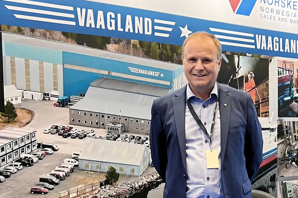 Gunnar Arnold Nordbø er daglig leder ved Vaagland Båtbyggeri.