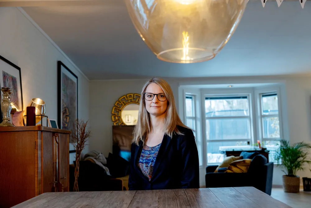 Nora Damås, som er porteføljeforvalter i Pensum Asset Management, venter solid inntjening i sektorene finans, energi og materialer.