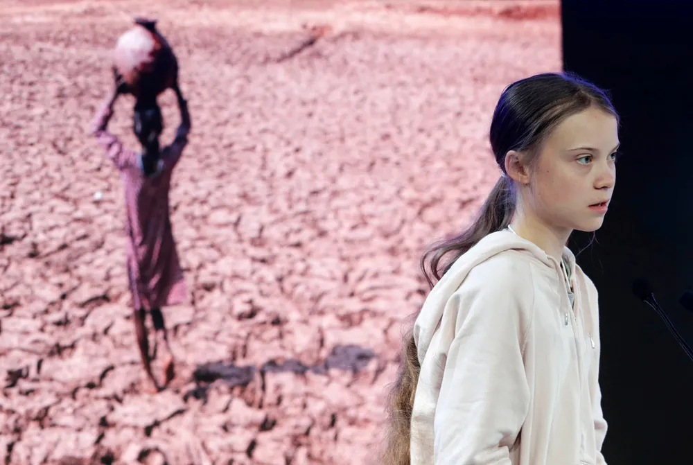 Amazon skal ifølge medier se på Greta Thunberg (bildet) som en trussel.